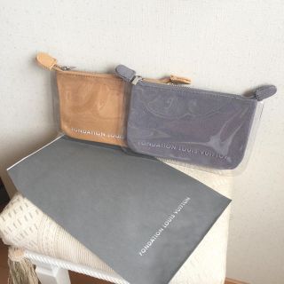 ルイヴィトン(LOUIS VUITTON)の新品☆ショッパー付き フォンダシオン ルイヴィトン ポーチ☆キャメル色(ポーチ)