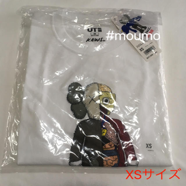 UNIQLO(ユニクロ)の⚫️値下不可⚫️メンズ UNIQLO KAWS Tシャツ ホワイト メンズのトップス(Tシャツ/カットソー(半袖/袖なし))の商品写真