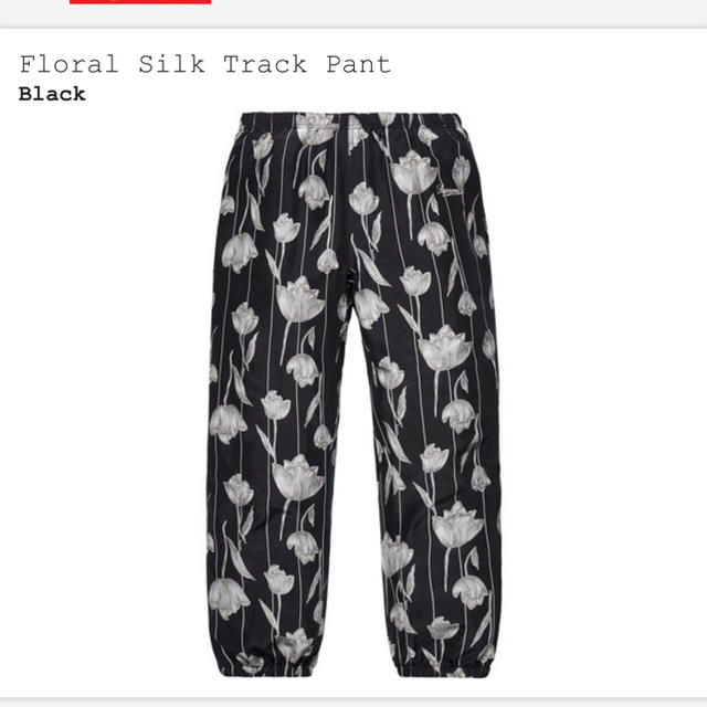 Supreme Floral Silk Track Pants M black - その他