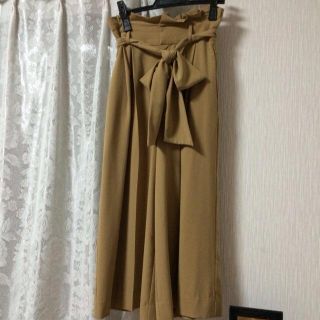 ノエラ(Noela)のNoela＊リボン付きガウチョパンツ(クロップドパンツ)