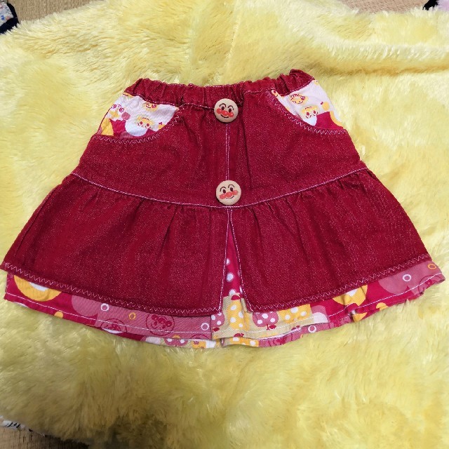 アンパンマン(アンパンマン)のアンパンマン☆スカート　size 95 キッズ/ベビー/マタニティのキッズ服女の子用(90cm~)(スカート)の商品写真