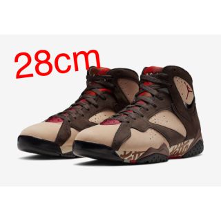 ナイキ(NIKE)のPATTA X NIKE AIR JORDAN 7 “BROWN” 28cm(スニーカー)