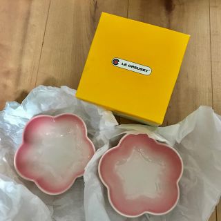 ルクルーゼ(LE CREUSET)のル・クルーゼ ペア フラワープレート(食器)