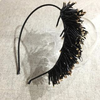 LUDLOW - ビーズビジュー付きカチューシャ✨の通販 by ☆|ラドロー