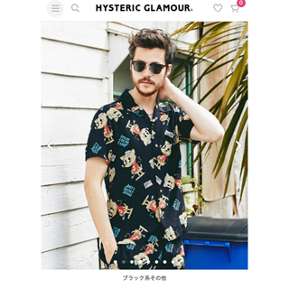 HYSTERIC GLAMOUR - ヒステリックグラマー開襟シャツの通販 by ...