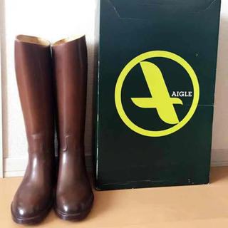 エーグル(AIGLE)のAIGLEレインブーツ24.5センチ 39 (レインブーツ/長靴)