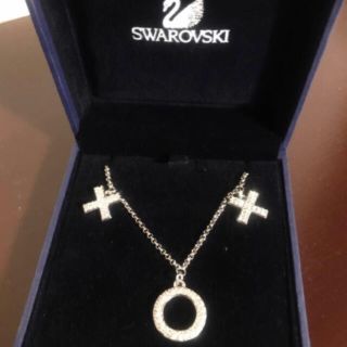 スワロフスキー(SWAROVSKI)の値下げ！スワロフスキー☆ほぼ未使用！ネックレス(ネックレス)