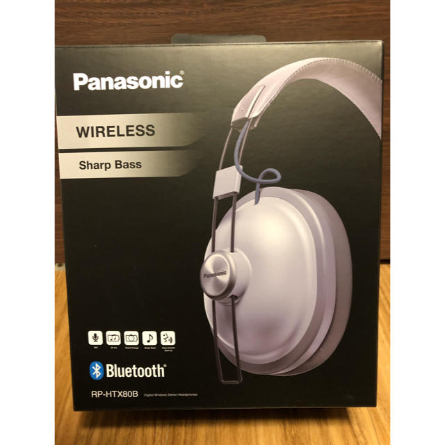 Panasonic(パナソニック)のPanasonic ワイヤレスヘッドフォン  RP-HTX80B-H  スマホ/家電/カメラのオーディオ機器(ヘッドフォン/イヤフォン)の商品写真