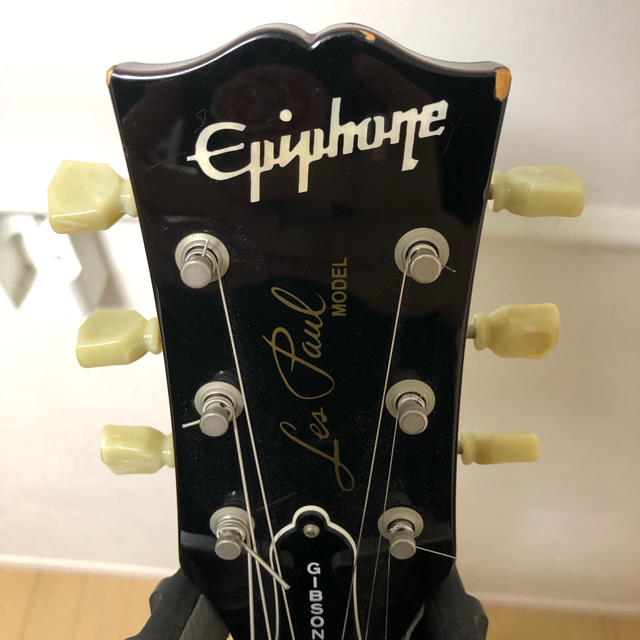 Epiphone(エピフォン)の激鳴り 当たり個体 Epiphone les paul Gibsonヘッド 楽器のギター(エレキギター)の商品写真