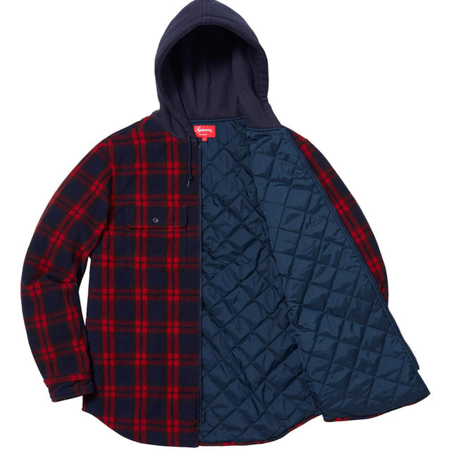 supreme Hooded Plaid Work Shirt シュプリーム 1