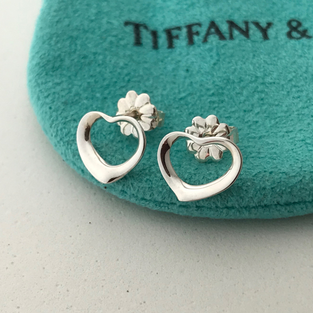 Tiffanyのオープンハートピアス 美品