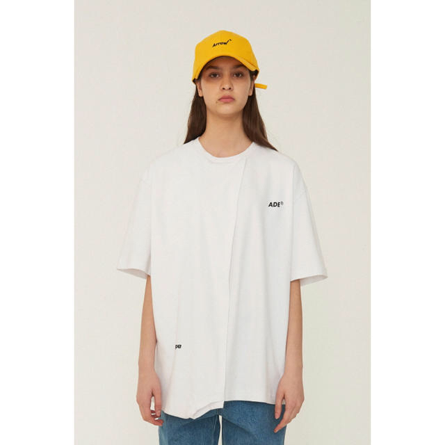 ader error アーダーエラー アシンメトリー スリット Tシャツ