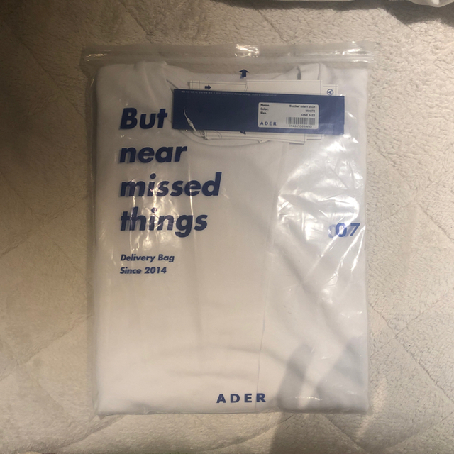 ader error アーダーエラー アシンメトリー スリット Tシャツ