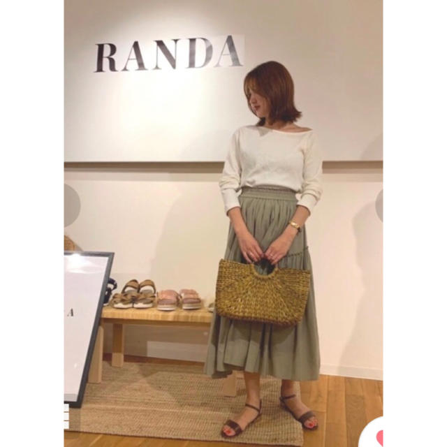 RANDA(ランダ)のランダ  ストラップ フラット サンダル レディースの靴/シューズ(サンダル)の商品写真