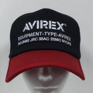 アヴィレックス(AVIREX)の☆送料無料☆アヴィレックス AVIREX メッシュ キャップ ☆ネイビー☆値下げ(キャップ)