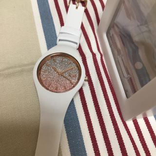 アイスウォッチ(ice watch)のアイスウォッチ グリッター ホワイト(腕時計)