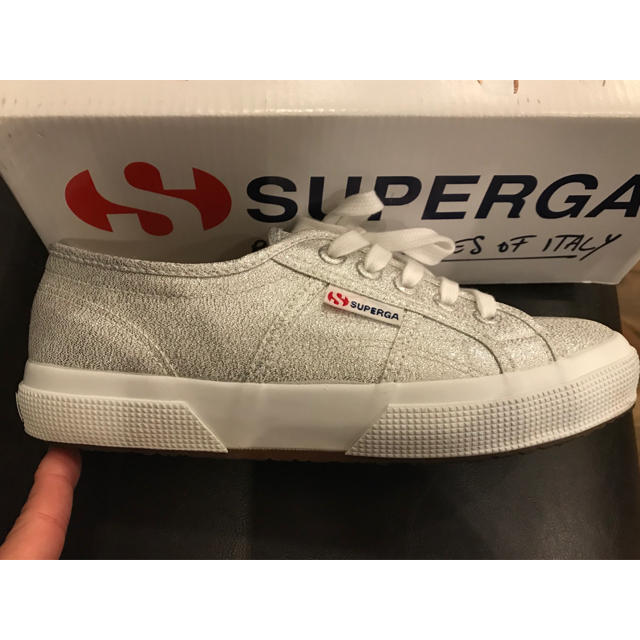 SUPERGA(スペルガ)のスペルガSUPERGA38シルバー24.5cm2750LAMEW レディースの靴/シューズ(スニーカー)の商品写真