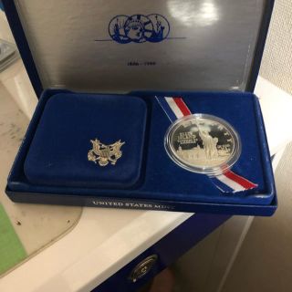 アメリカ古銭 リバティ １ドル エリス島 自由の女神(貨幣)