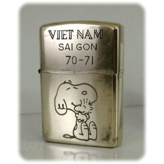 ジッポー(ZIPPO)のベトナムジッポー・スヌーピー＆ウッドストック・商品番号G-116(タバコグッズ)