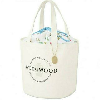 ウェッジウッド(WEDGWOOD)の WEDGWOODワイルドストロベリー柄トートバック(トートバッグ)