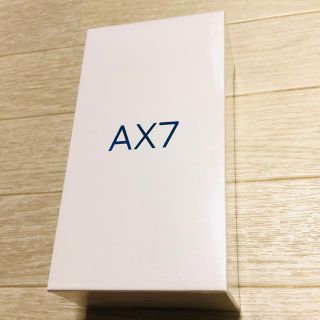 アンドロイド(ANDROID)の2台 新品 未開封 oppo AX7 ゴールド  高性能SIMフリースマホ(スマートフォン本体)