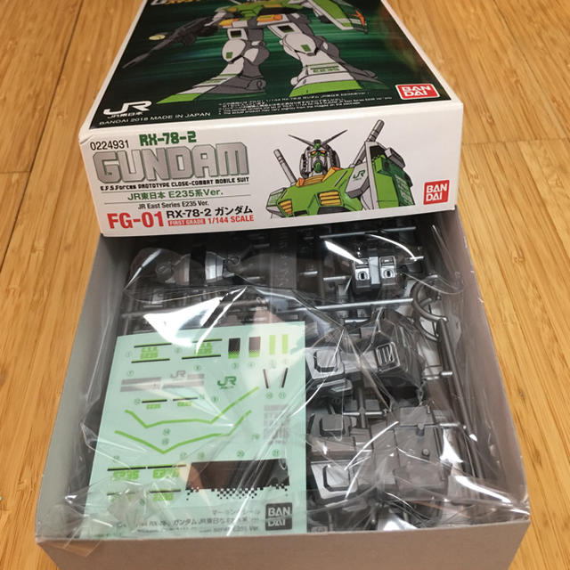 BANDAI(バンダイ)の2018年 JR東日本 機動戦士ガンダム スタンプラリー ガンプラ エンタメ/ホビーのおもちゃ/ぬいぐるみ(プラモデル)の商品写真