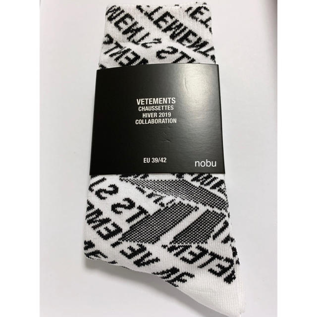 新品【 VETEMENTS X Reebok 】 Logo socks ソックス