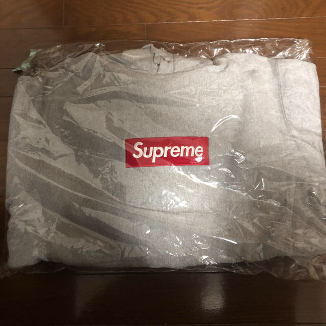 Supreme - supreme  16aw box logo パーカー  grey