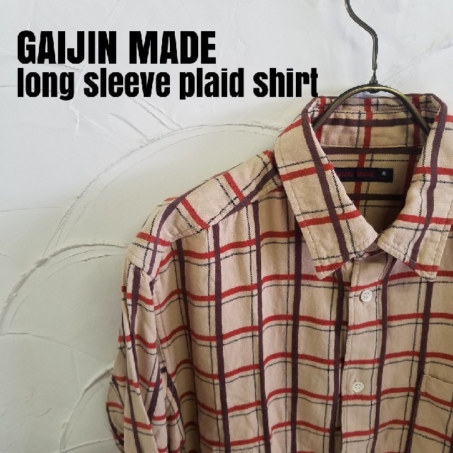 GAIJIN MADE(ガイジンメイド)のGAIJIN MADE/ガイジンメイド 長袖 チェック柄 シャツ メンズのトップス(シャツ)の商品写真