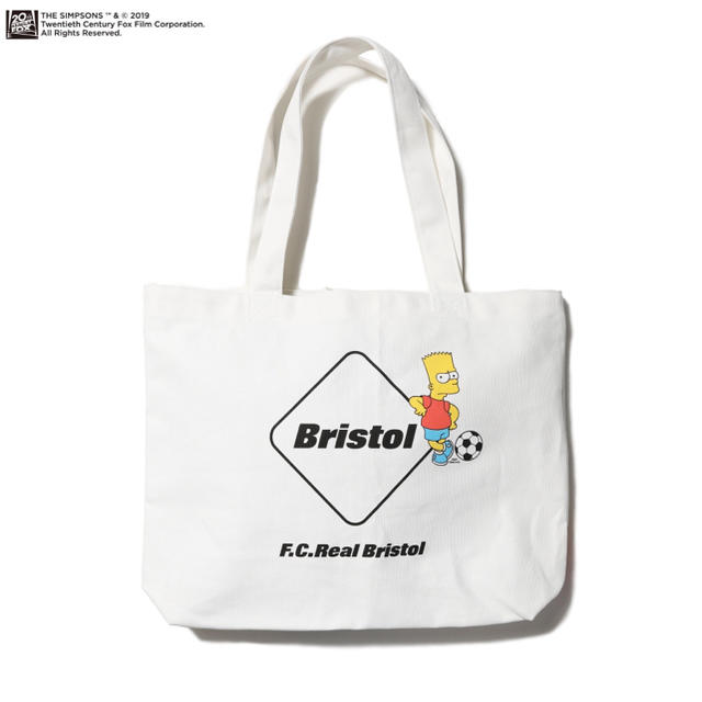 FCRB 19SS THE SIMPSONS EMBLEM TOTE BAG