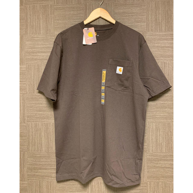 carhartt(カーハート)の訳あり品 カーハート ポケットＴシャツ Mサイズ ブラウン 2 メンズのトップス(Tシャツ/カットソー(半袖/袖なし))の商品写真