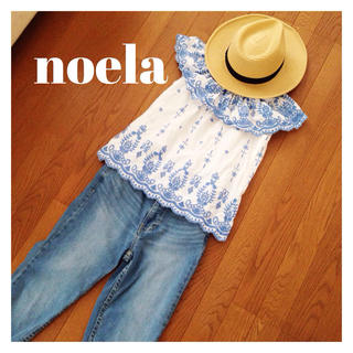 ノエラ(Noela)のノエラ 刺繍ブラウス(シャツ/ブラウス(半袖/袖なし))