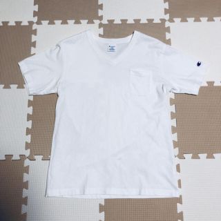 チャンピオン(Champion)のchampion 白 ポケットＴシャツ(Tシャツ/カットソー(半袖/袖なし))