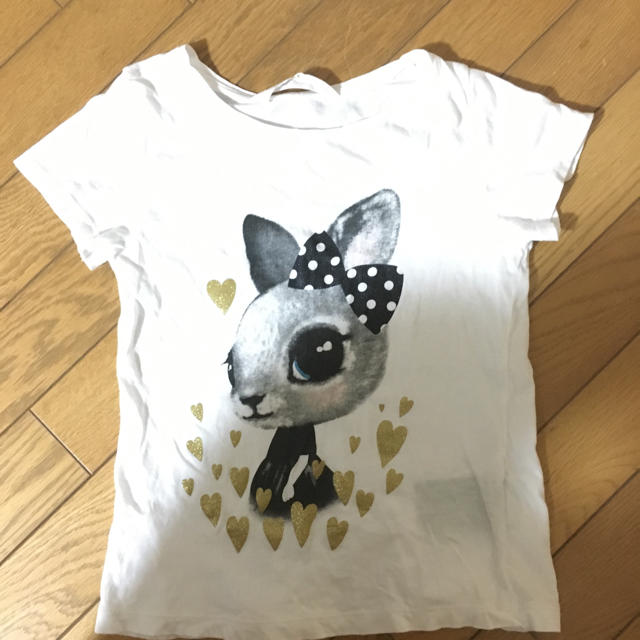 H&H(エイチアンドエイチ)のTシャツ H&M 女の子 キッズ/ベビー/マタニティのキッズ服女の子用(90cm~)(Tシャツ/カットソー)の商品写真