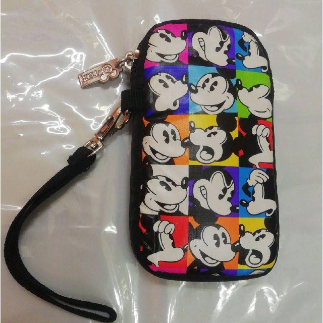 Disney(ディズニー)の新品☆D-tech☆ミッキー マルチカラー スマホケース☆Disney park レディースのファッション小物(ポーチ)の商品写真