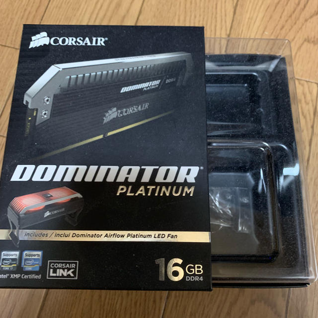 ddr4 3773 corsair dominatorplatinum 8x2PCパーツ