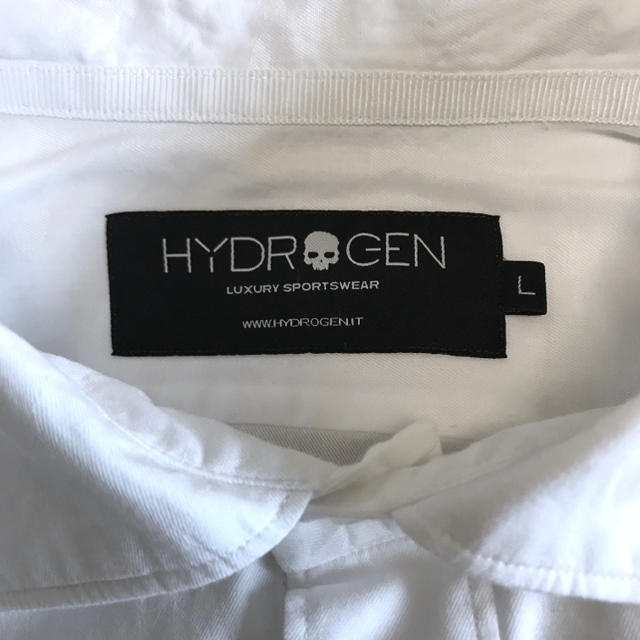 HYDROGEN(ハイドロゲン)の定3.8万 HYDROGEN ハイドロゲン 同色迷彩柄コットン長袖シャツL メンズのトップス(シャツ)の商品写真