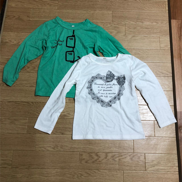 キッズ ロンＴ 120cm ２点セット キッズ/ベビー/マタニティのキッズ服男の子用(90cm~)(Tシャツ/カットソー)の商品写真