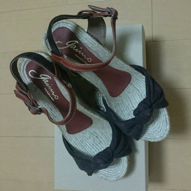 BEAMS(ビームス)のGAIMO♡リボンジュートサンダル レディースの靴/シューズ(サンダル)の商品写真