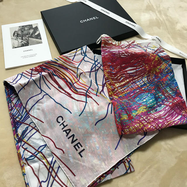 正規逆輸入品】 CHANEL - 新品未使用CHANEL大判ストール CHANELパレオ