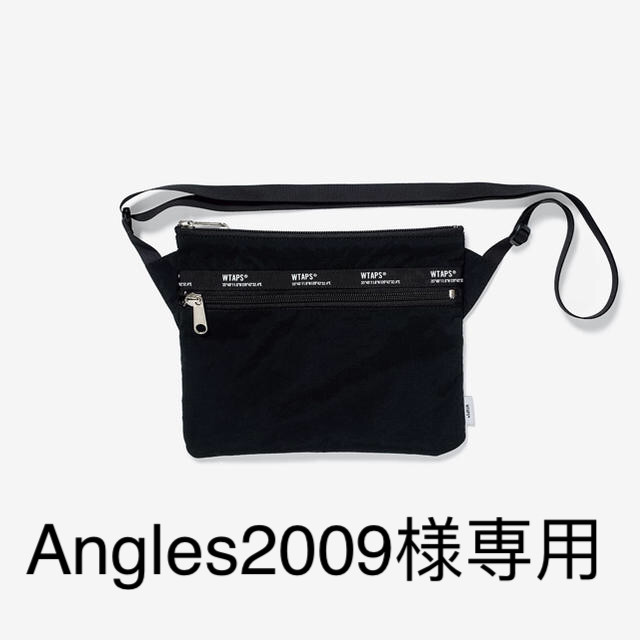 19ss WTAPS SLING BAG BLACK