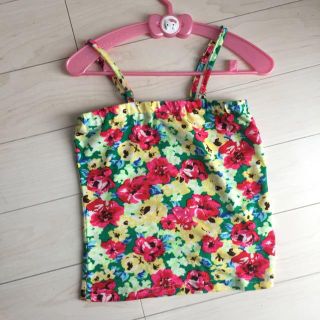 イング(INGNI)の夏の花柄ビビッドキャミ！110-120(Tシャツ/カットソー)