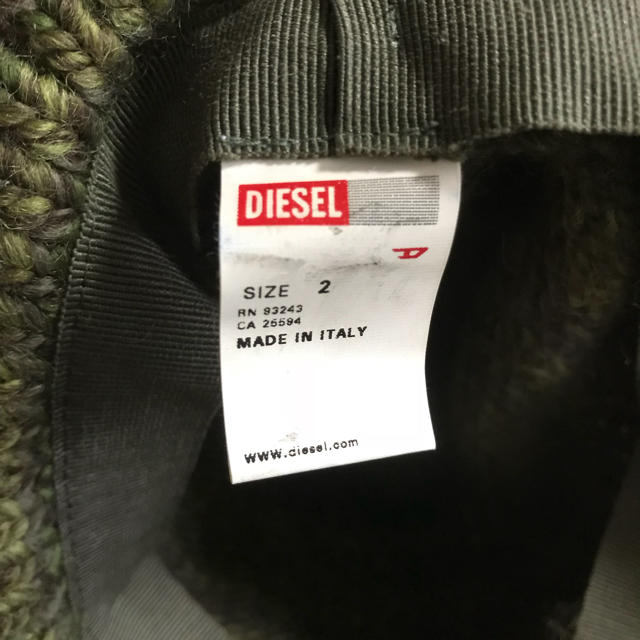 DIESEL(ディーゼル)のディーゼル  帽子 レディースの帽子(ニット帽/ビーニー)の商品写真