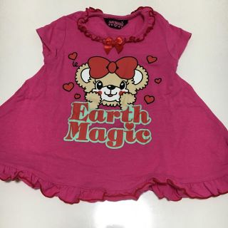 アースマジック(EARTHMAGIC)のハートマフィチュニック100(Tシャツ/カットソー)