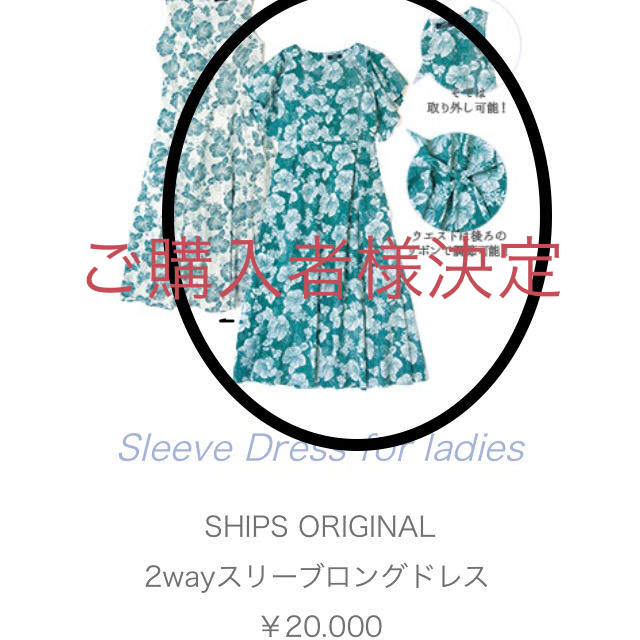 SHIPS(シップス)のships   ワタベウェディング コラボロングドレスSサイズＬサイズ各１着 レディースのフォーマル/ドレス(その他ドレス)の商品写真