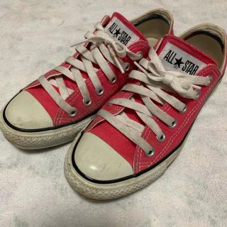 コンバース(CONVERSE)のコンバース  ALL★STAR  オールスター  23.5  ピンク(スニーカー)