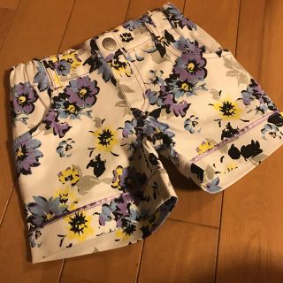 アナスイミニ(ANNA SUI mini)の新品 アナスイミニ 花柄ショートパンツ 100(パンツ/スパッツ)