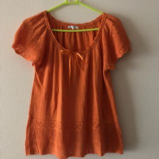 ハニーズ(HONEYS)の【即購入可能】Honeys オレンジチュニック(カットソー(半袖/袖なし))