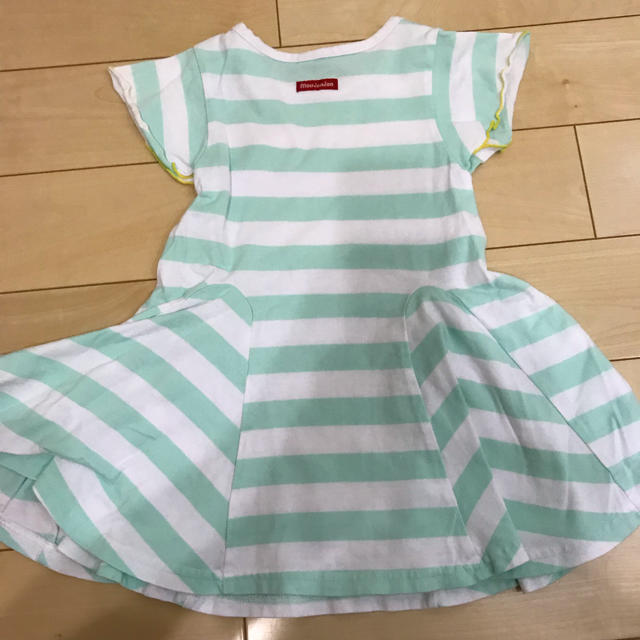 mou jon jon(ムージョンジョン)の古着 女の子用半袖ワンピース 可愛い キッズ/ベビー/マタニティのキッズ服女の子用(90cm~)(ワンピース)の商品写真