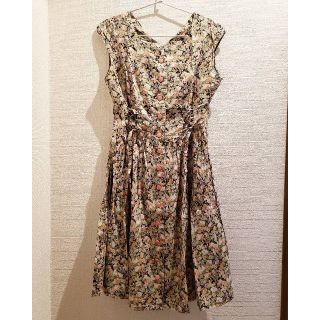 ロキエ(Lochie)のvintage 花柄ワンピース(ひざ丈ワンピース)